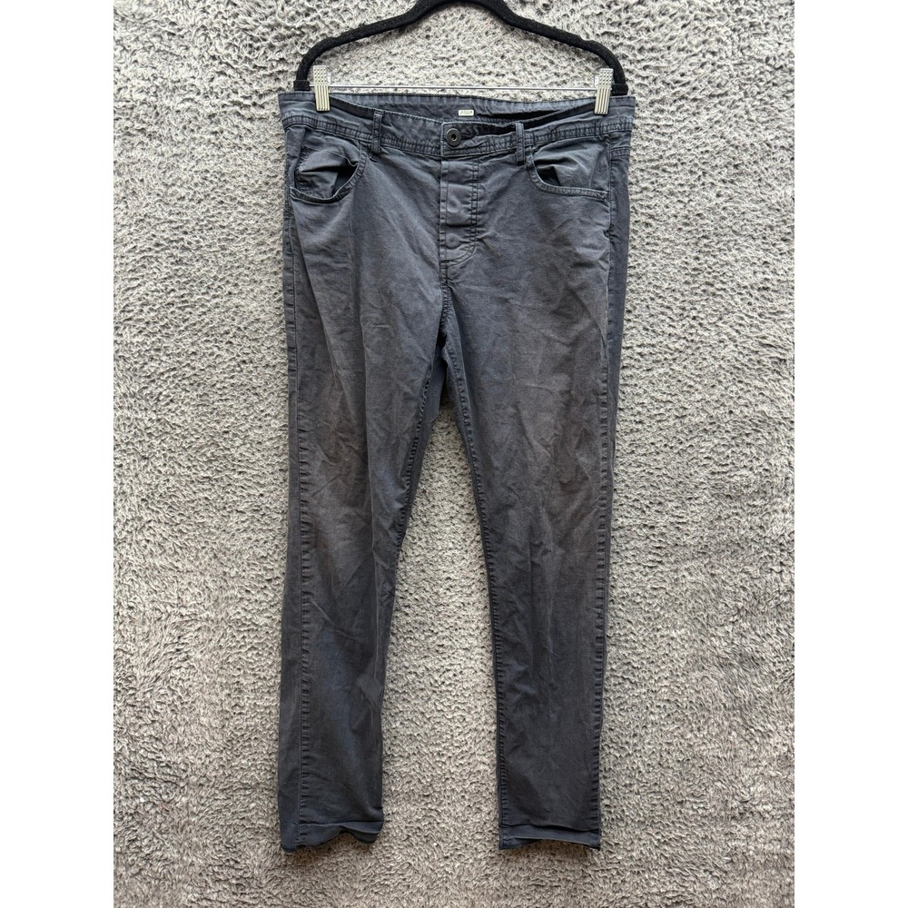 James Perse Standard 5-Pocket Garment Dyed Yarn Distressed Jeans Mens Size 32